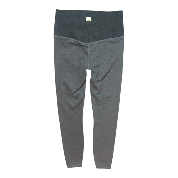 Vuori Women's Rib Studio Legging Gray Monochrome Ribbed Style Sz S - Picture 2 of 4